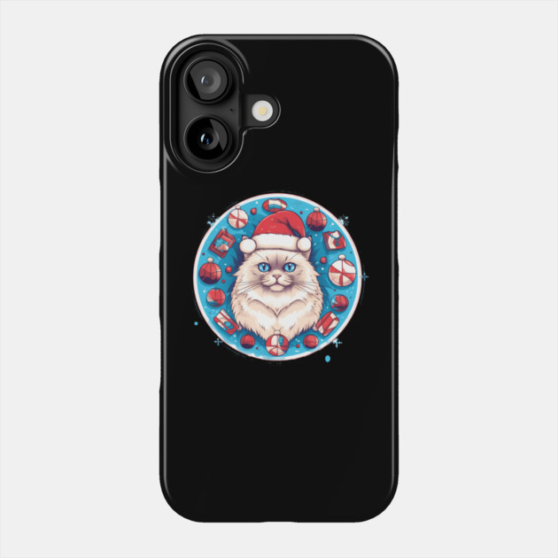 Ragdoll Cat Xmas, Love Cats Phone Case by logiamerch