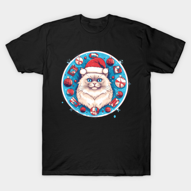 Ragdoll Cat Xmas, Love Cats T-Shirt by logiamerch
