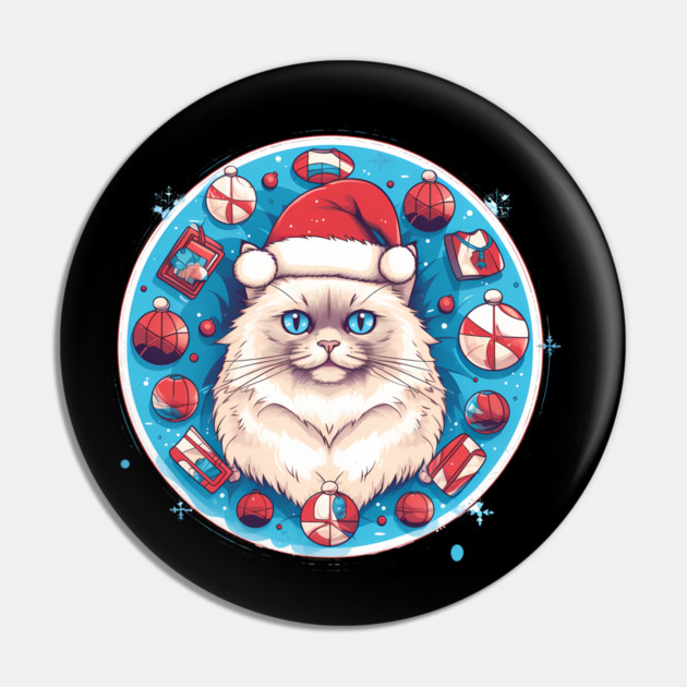 Ragdoll Cat Xmas, Love Cats Pin by logiamerch
