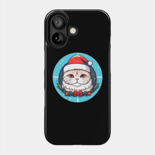 Scottish Fold Cat Xmas, Love Cats Phone Case