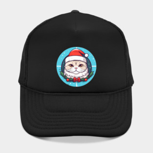 Scottish Fold Cat Xmas, Love Cats Hat