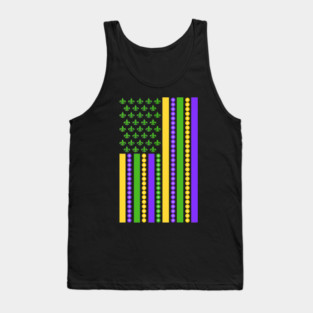 Mardi Gras Flag - New Orleans Tank Top