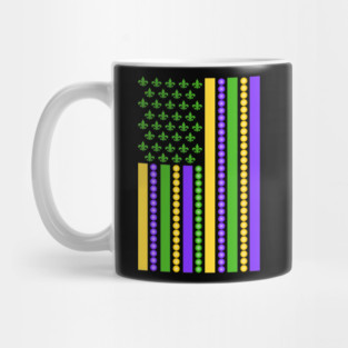 Mardi Gras Flag - New Orleans Mug