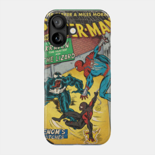 "Venom's Clutches" Comic Book Cover Fan Art Phone Case