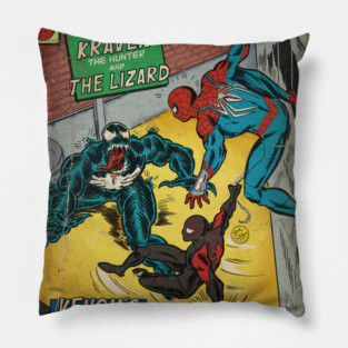 "Venom's Clutches" Comic Book Cover Fan Art Pillow