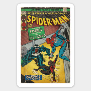 "Venom's Clutches" Comic Book Cover Fan Art Sticker