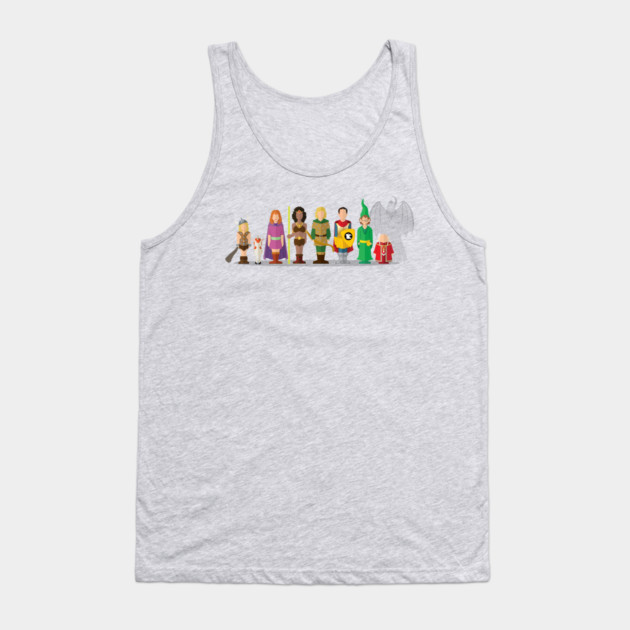 Dungeons & Dragons Cartoon Tank Top by hello@jobydove.com