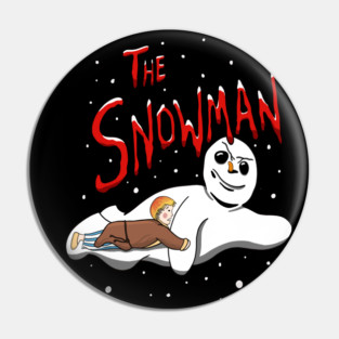 The Snowman Jack Frost Horror Christmas Mashup Pin