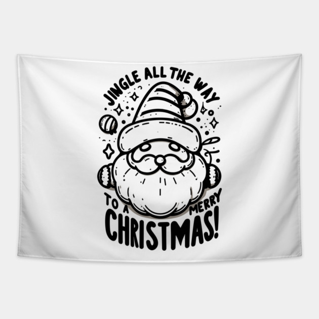 Jingle All The Way To a Merry Christmas! Tapestry by Frank Ring