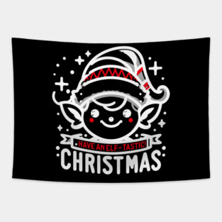 Have an Elf-tastic Christmas Tapestry