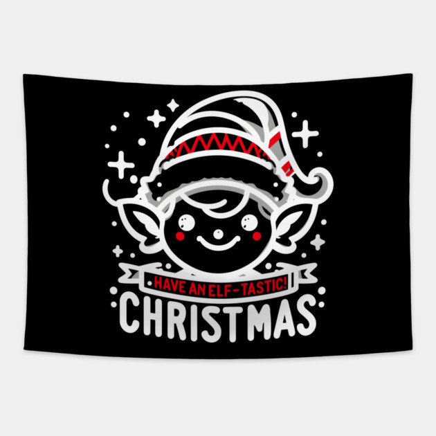 Have an Elf-tastic Christmas Tapestry by Frank Ring