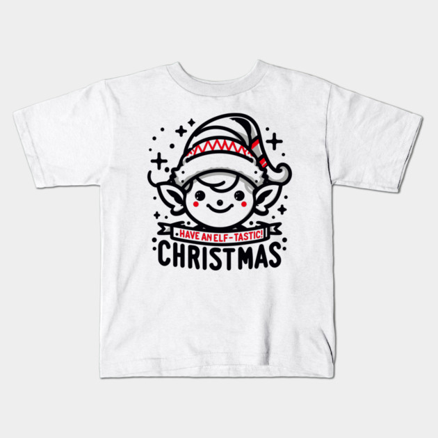 Have an Elf-tastic Christmas Kids T-Shirt by Frank Ring