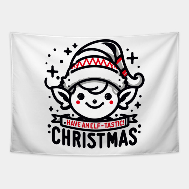 Have an Elf-tastic Christmas Tapestry by Frank Ring