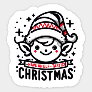 Have an Elf-tastic Christmas Sticker