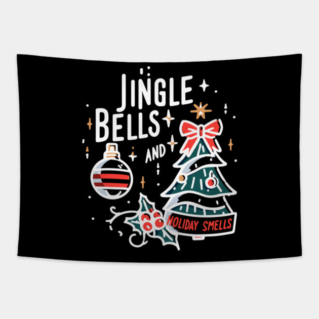 Jingle Bells and Holiday Smells Tapestry by Frank Ring