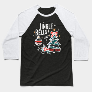 Jingle Bells and Holiday Smells Baseball T-Shirt