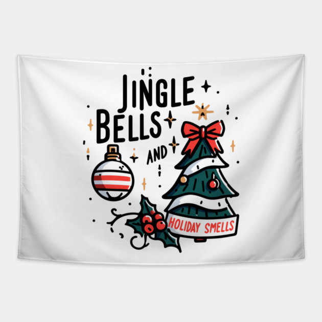 Jingle Bells and Holiday Smells Tapestry by Frank Ring