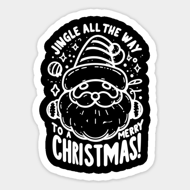 Jingle All The Way To a Merry Christmas! Magnet by Frank Ring