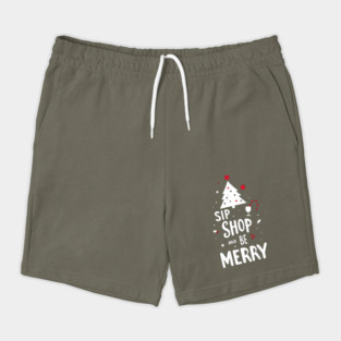 Sip Shop and Be Merry Shorts