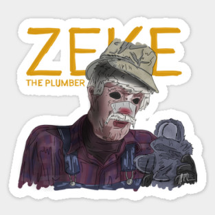 Salute Your Shorts: Zeke The Plumber Sticker