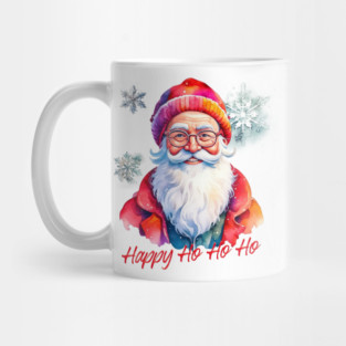 Hipster Santa Claus Mug
