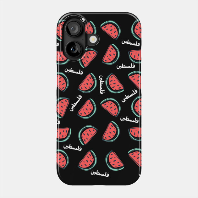 Watermelon Palestine Palestinian Phone Case by The WYLD Tribe