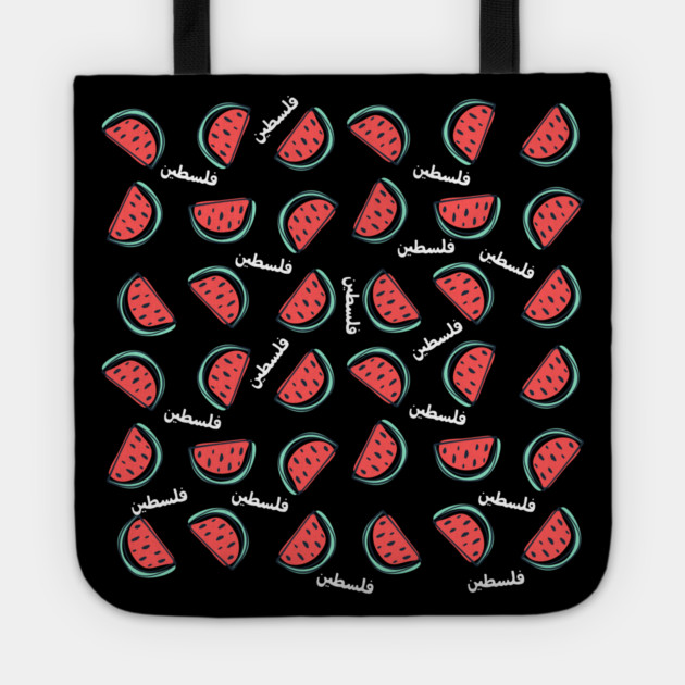 Watermelon Palestine Palestinian Tote by The WYLD Tribe