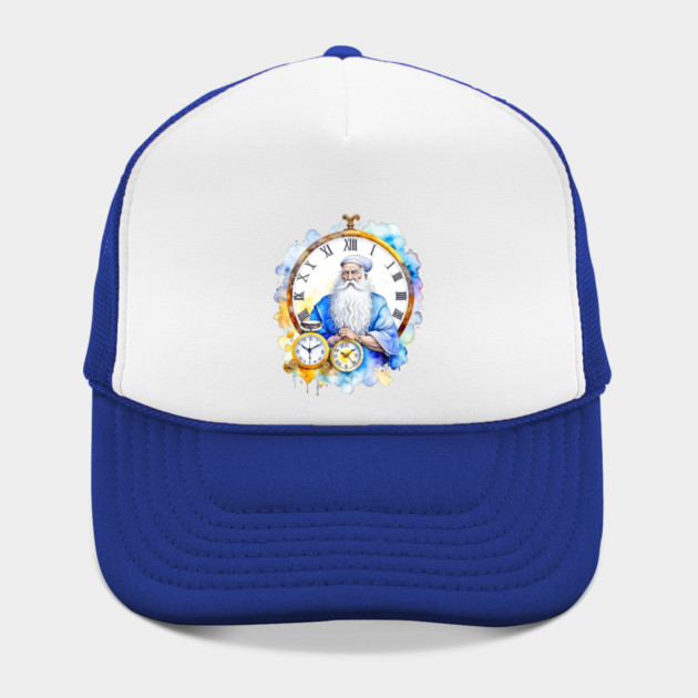 Watercolor New Years Father Time by HolidayBug