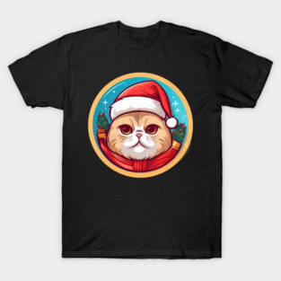 Scottish Fold Cat Xmas, Love Cats T-Shirt