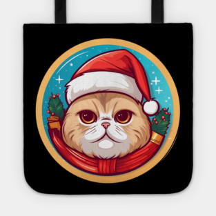 Scottish Fold Cat Xmas, Love Cats Tote