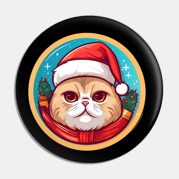 Scottish Fold Cat Xmas, Love Cats Pin by logiamerch