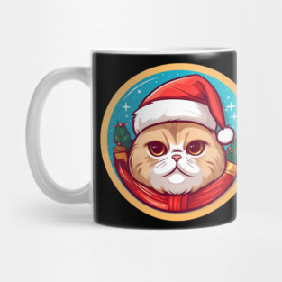 Scottish Fold Cat Xmas, Love Cats Mug
