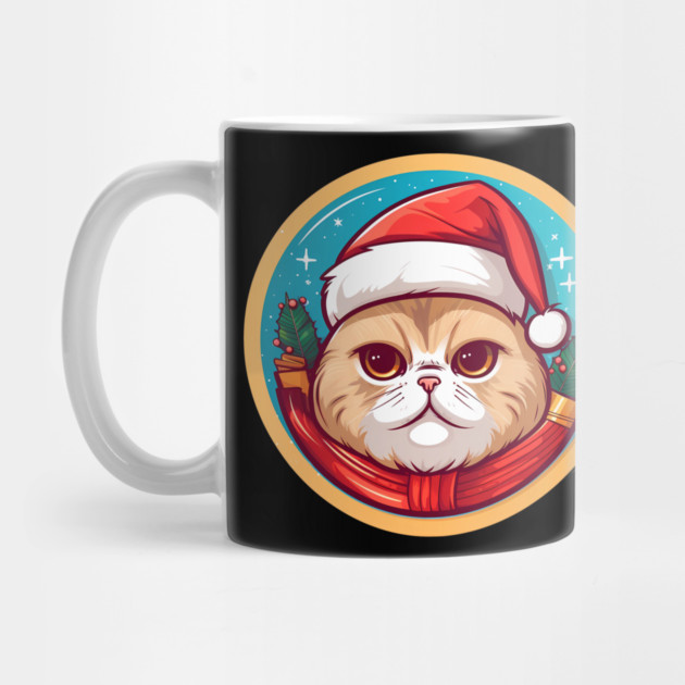 Scottish Fold Cat Xmas, Love Cats by logiamerch