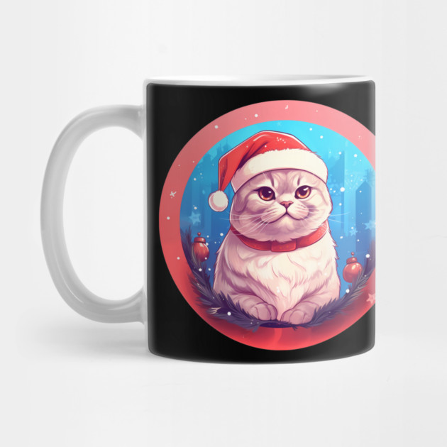 Scottish Fold Cat Xmas, Love Cats by logiamerch