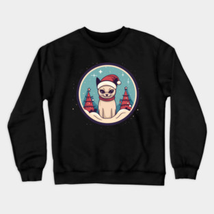 Siamese Cat Xmas, Love Cats Crewneck Sweatshirt