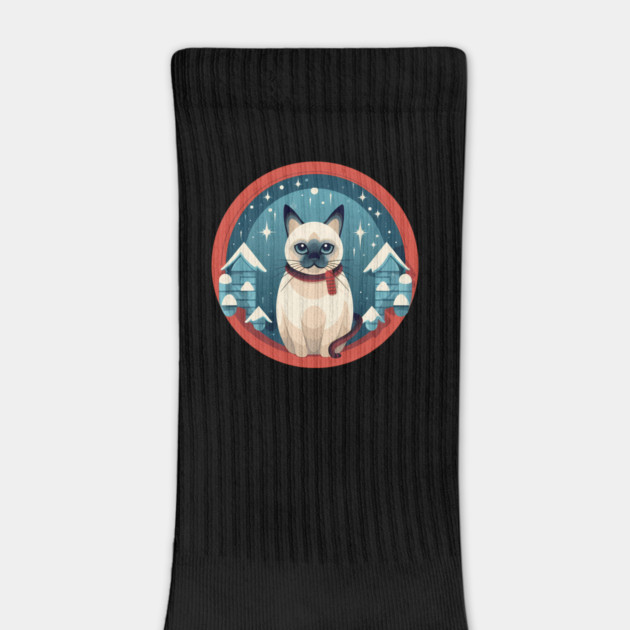 Siamese Cat Xmas, Love Cats by logiamerch