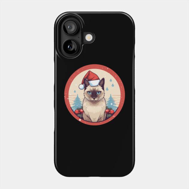 Siamese Cat Xmas, Love Cats Phone Case by logiamerch