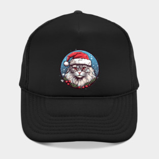 Siberian Cat Xmas, Love Cats Hat