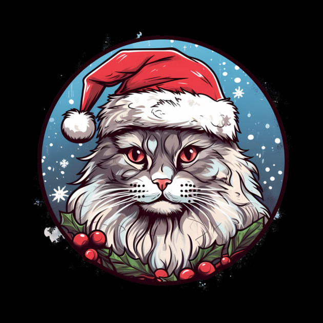Siberian Cat Xmas, Love Cats by logiamerch