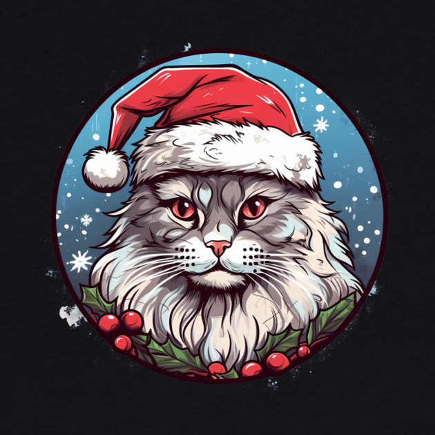 Siberian Cat Xmas, Love Cats by logiamerch