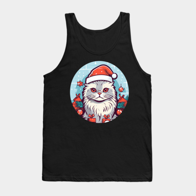 Siberian Cat Xmas, Love Cats Tank Top by logiamerch