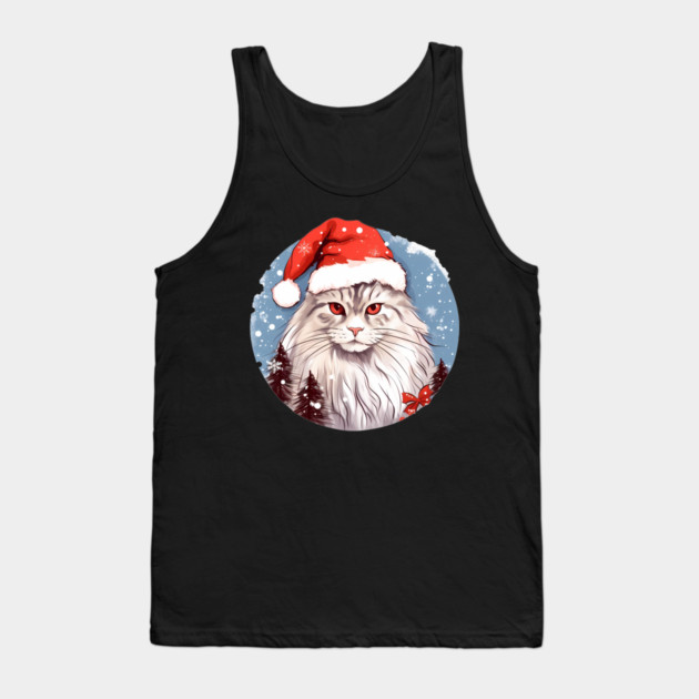 Siberian Cat Xmas, Love Cats Tank Top by logiamerch