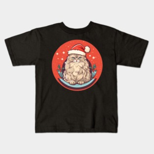 Siberian Cat Xmas, Love Cats Kids T-Shirt
