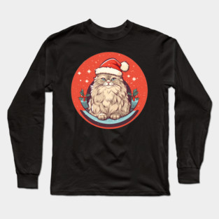 Siberian Cat Xmas, Love Cats Long Sleeve T-Shirt