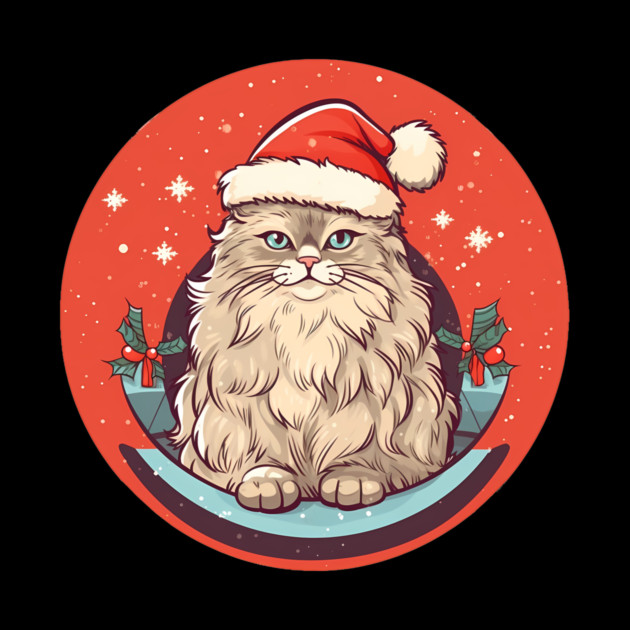 Siberian Cat Xmas, Love Cats by logiamerch