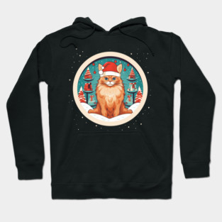 Somali Cat Xmas, Love Cats Hoodie
