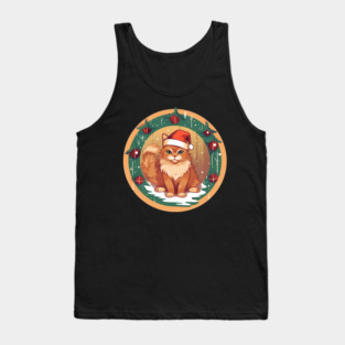 Somali Cat Xmas, Love Cats Tank Top