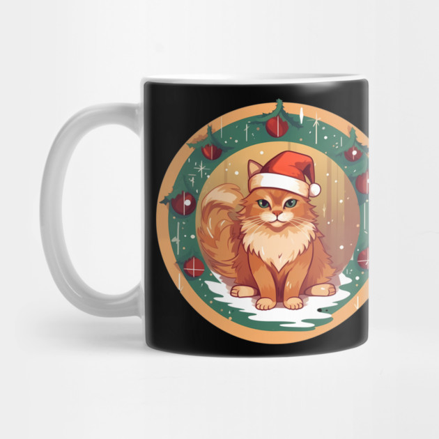 Somali Cat Xmas, Love Cats by logiamerch