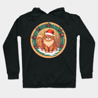 Somali Cat Xmas, Love Cats Hoodie
