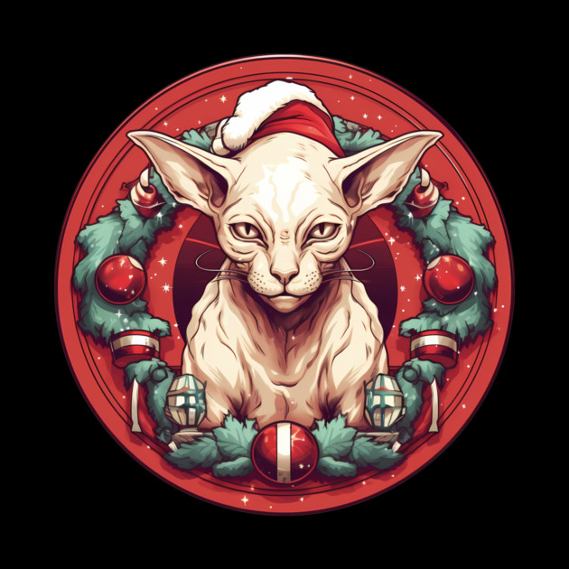 Sphynx Cat Xmas, Love Cats by logiamerch